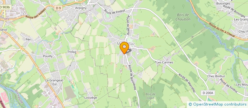 localisation de l'entreprise GUGG'N'YAUTE GUGGENMUSIK  MARCELLAZ