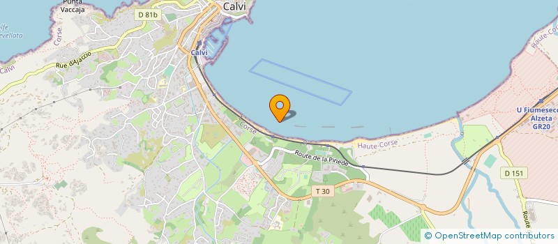 localisation de l'entreprise GUGLIELMACCI SURGELES à CALVI