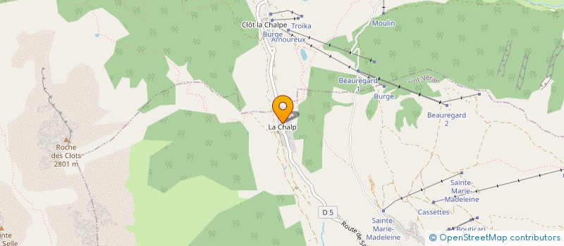 localisation de l'entreprise GUGUEN LARMET  SAINT-VERAN