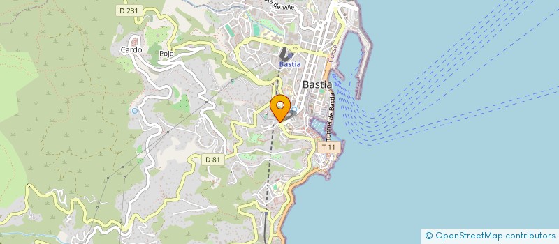 localisation de l'entreprise GUGUSSE à BASTIA