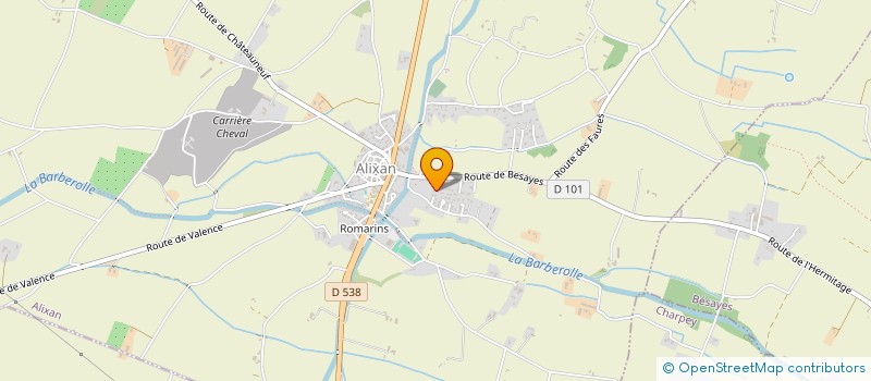 localisation de l'entreprise GUI  ALIXAN