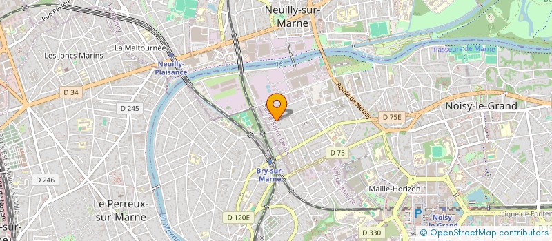 localisation de l'entreprise GUI&CO PARTNERS  NOISY-LE-GRAND