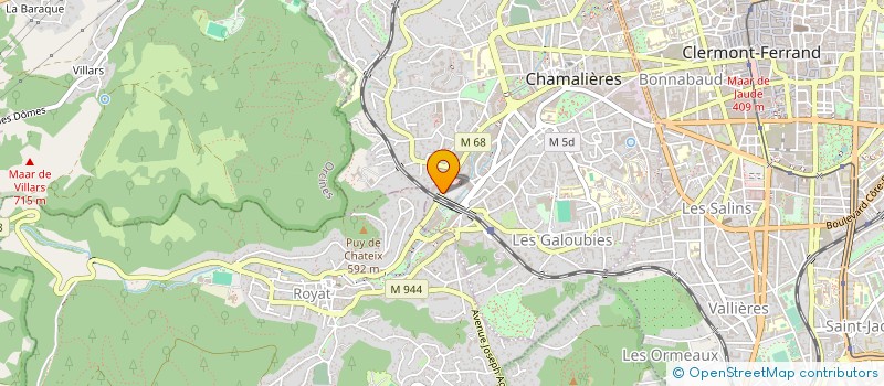 localisation de l'entreprise GUI-D à CHAMALIERES