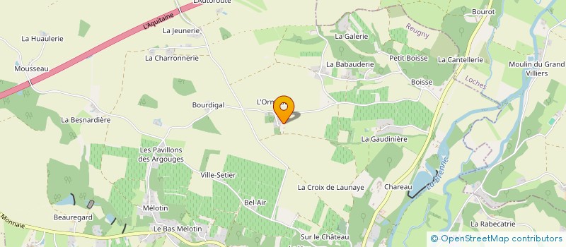 localisation de l'entreprise GUI'IMMO  REUGNY