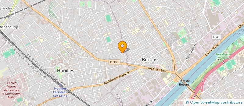 localisation de l'entreprise GUI MOBILITE  HOUILLES