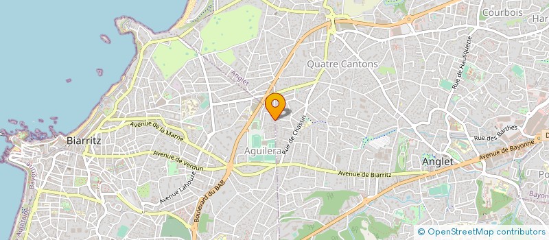 localisation de l'entreprise GUI ROC à BIARRITZ