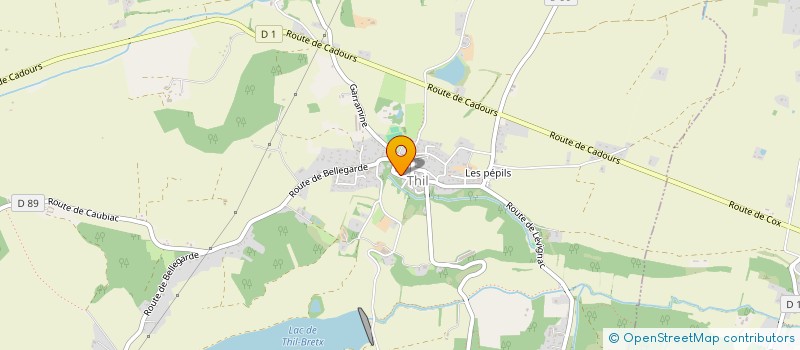 localisation de l'entreprise GUIA  THIL