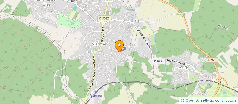 localisation de l'entreprise GUIA THERM  VIARMES