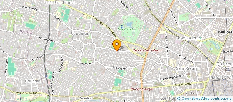 localisation de l'entreprise GUIANA IMMO  BORDEAUX