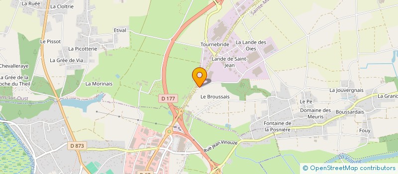 localisation de l'entreprise GUIARD JEROME à SAINTE-MARIE