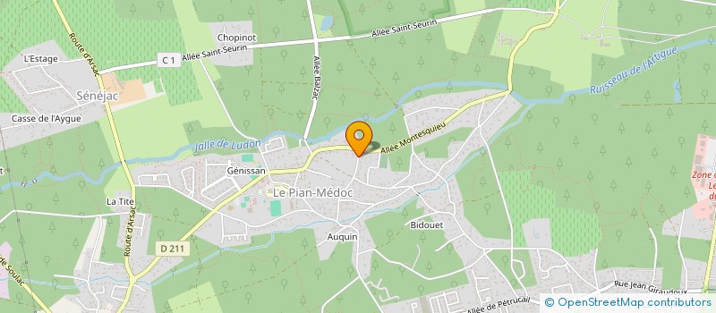 localisation de l'entreprise GUIASS à LE PIAN-MEDOC