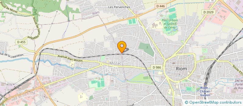 localisation de l'entreprise GUIAUTEC HABITAT  MOZAC