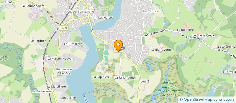 localisation de l'entreprise GUIBAL CASSON  SUCE-SUR-ERDRE