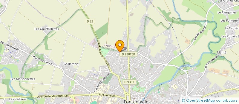 localisation de l'entreprise GUIBAR  FONTENAY-LE-COMTE