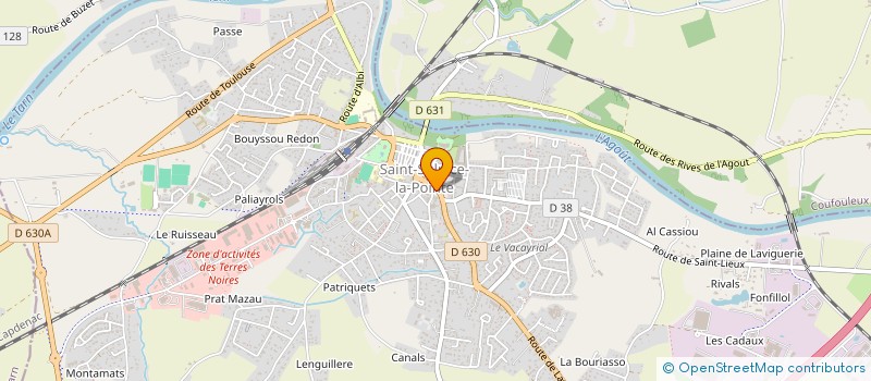 localisation de l'entreprise GUIBAUD P ET J-M ET VERGEZ J-P  SAINT-SULPICE-LA-POINTE