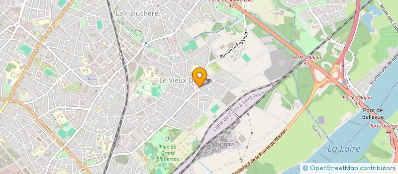 localisation de l'entreprise GUIBE à NANTES