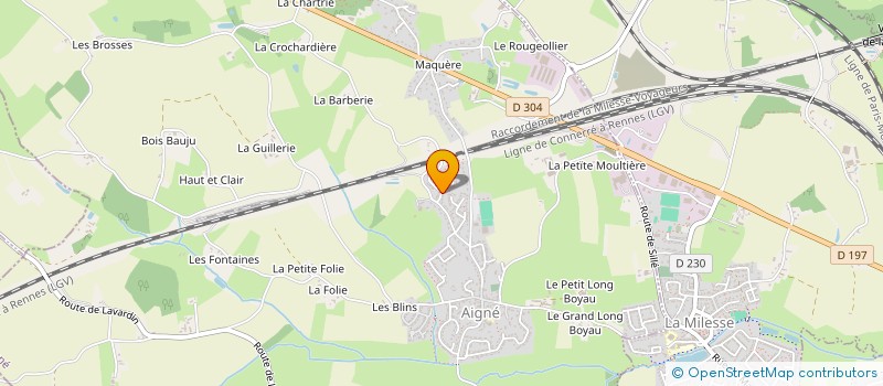 localisation de l'entreprise GUIBE'S  AIGNE