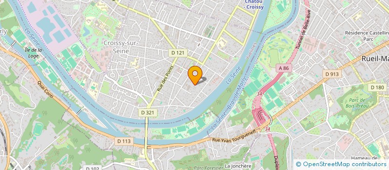 localisation de l'entreprise GUIBERMACE  CROISSY-SUR-SEINE