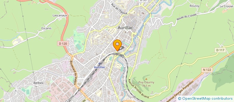 localisation de l'entreprise GUIBERT ET FILS à LADINHAC