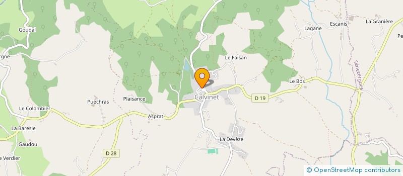 localisation de l'entreprise GUIBERT FRERES à CASSANIOUZE