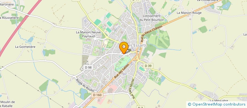 localisation de l'entreprise GUIBERT-JOUANNAIS  ESSARTS-EN-BOCAGE