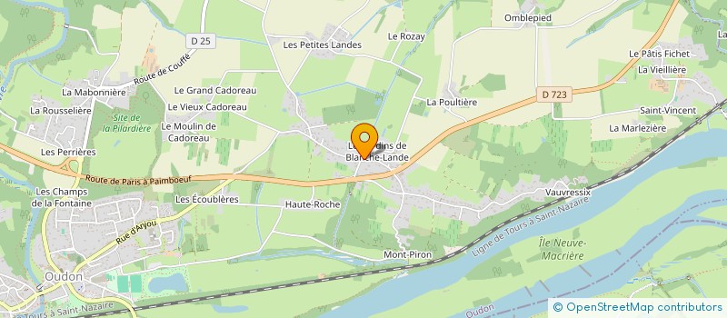 localisation de l'entreprise GUIBERT MICHEAU  OUDON