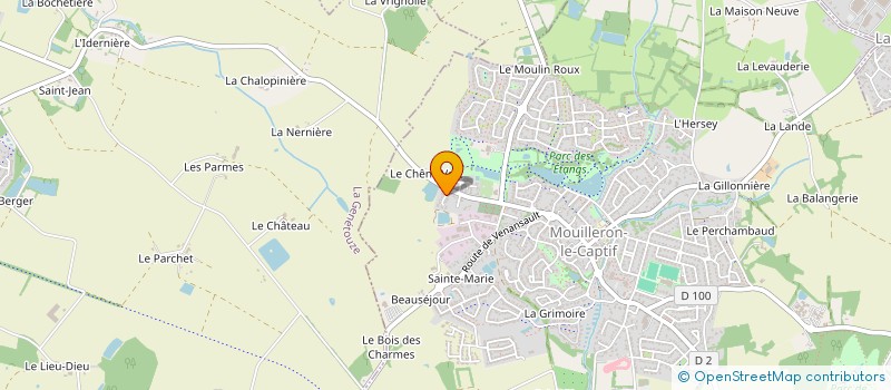 localisation de l'entreprise GUIBERT PASCAL PARTICIPATION  MOUILLERON-LE-CAPTIF