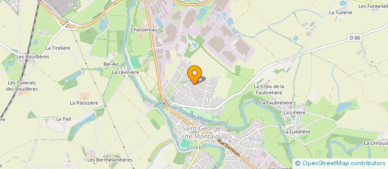 localisation de l'entreprise GUIBMPJ à MONTAIGU-VENDEE