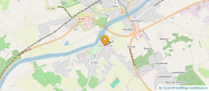 localisation de l'entreprise GUIBOT  SAINT-VITE