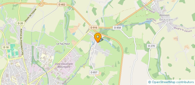 localisation de l'entreprise GUIBOUT à MAGNY-LE-DESERT