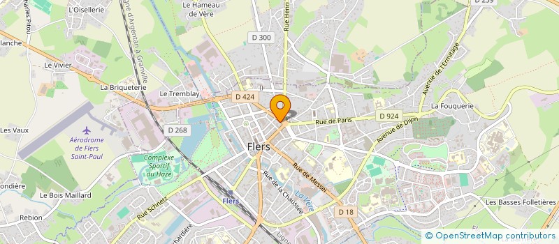localisation de l'entreprise GUIBOUT MADELEINE ET PIOLINE ROLAND à FLERS