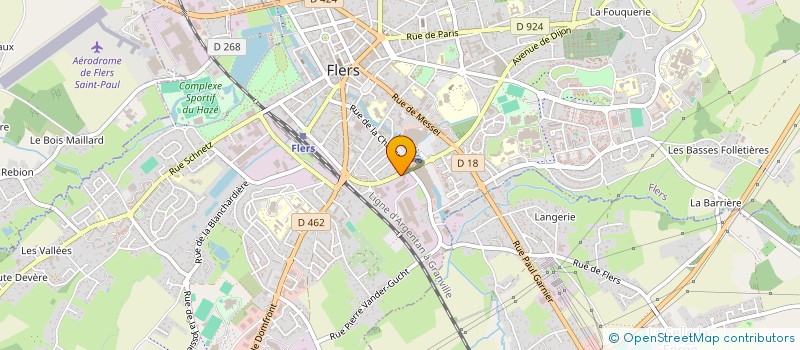 localisation de l'entreprise GUIBOUT MATERIAUX à FLERS