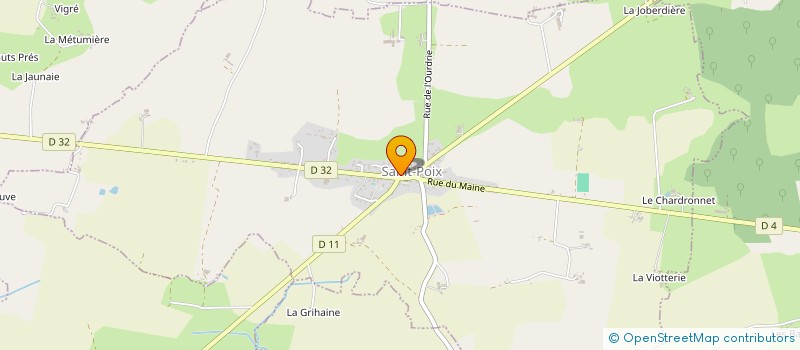 localisation de l'entreprise GUIBOUX MICKAEL  SAINT-POIX