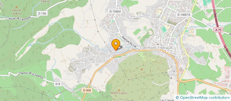 localisation de l'entreprise GUIBS  CLERMONT-L'HERAULT