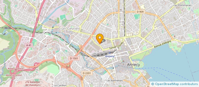 localisation de l'entreprise GUIBS HOLDING à ANNECY