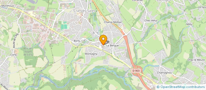 localisation de l'entreprise GUICAM  CRANVES-SALES