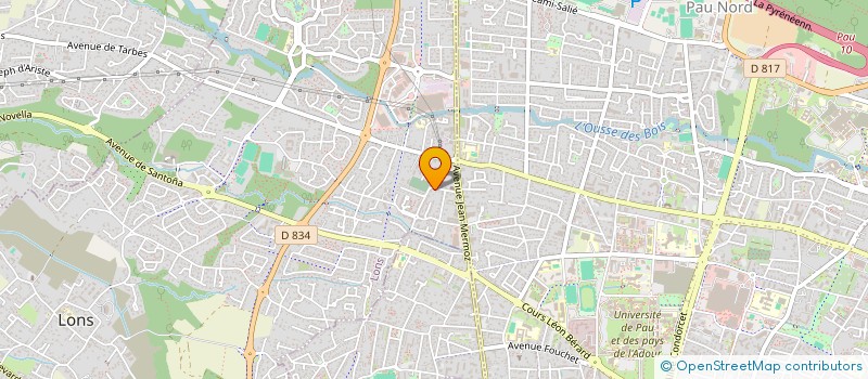 localisation de l'entreprise GUICHAMAN à LONS