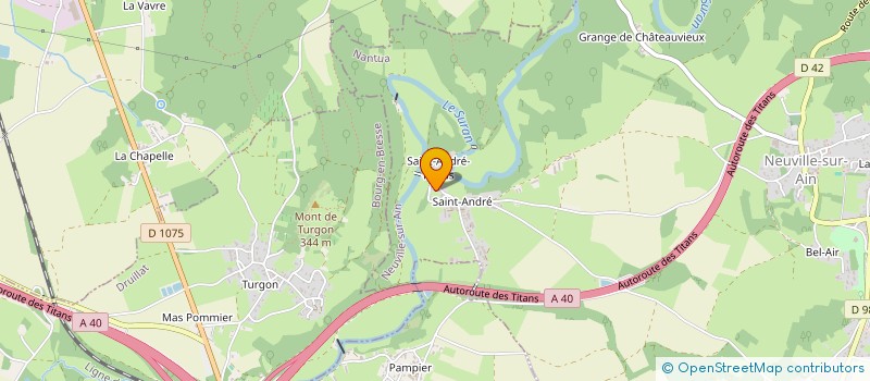 localisation de l'entreprise GUICHARD  NEUVILLE-SUR-AIN