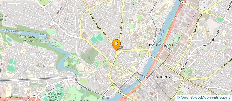 localisation de l'entreprise GUICHARD à ANGERS