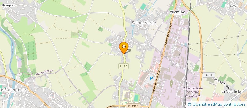 localisation de l'entreprise GUICHARD IMMO  SAINTE-VERGE