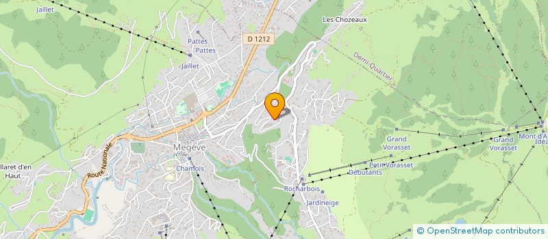 localisation de l'entreprise GUICHARD IMMOBILIER  MEGEVE