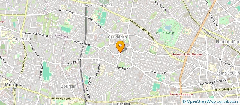 localisation de l'entreprise GUICHARD JONATHAN TRAVAUX PUBLICS à BORDEAUX