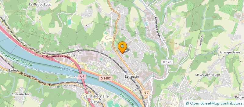 localisation de l'entreprise GUICHARD LAURENT & SOPHIE  VIENNE