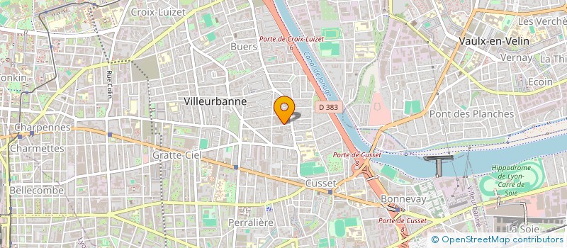 localisation de l'entreprise GUICHARD S.C.I.E. à VILLEURBANNE