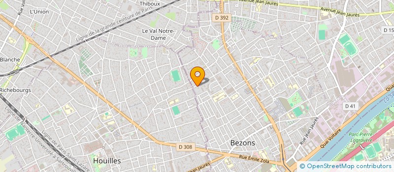 localisation de l'entreprise GUICHARD SAS  BEZONS