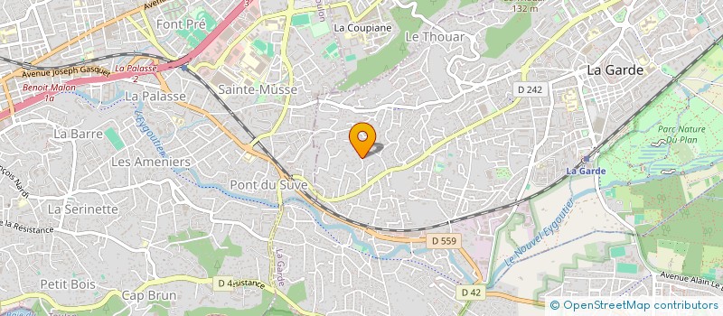 localisation de l'entreprise GUICHARD VACANCES  LA GARDE