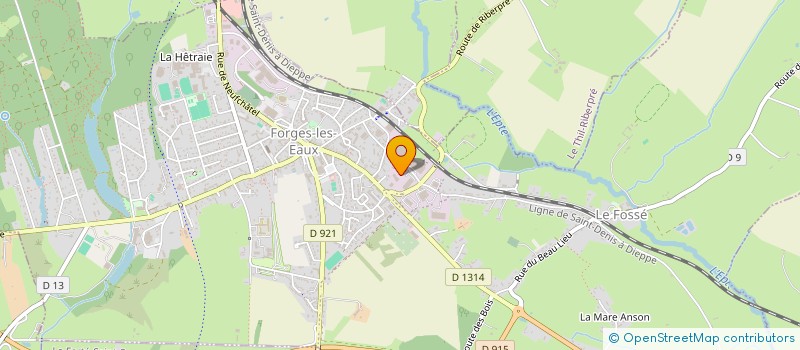 localisation de l'entreprise GUICHAUX MATERIAUX à FORGES-LES-EAUX