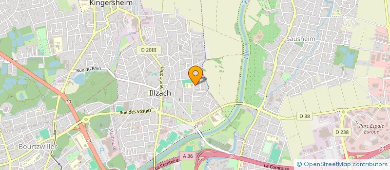 localisation de l'entreprise GUICHELEC  WUENHEIM