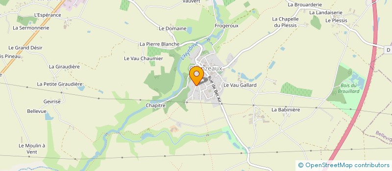 localisation de l'entreprise GUICHETEAU BOIS  CHEMILLE-EN-ANJOU