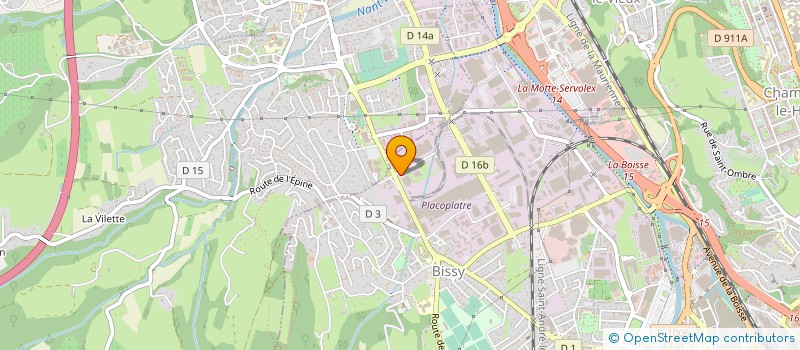 localisation de l'entreprise GUICHON VALVES à CHAMBERY